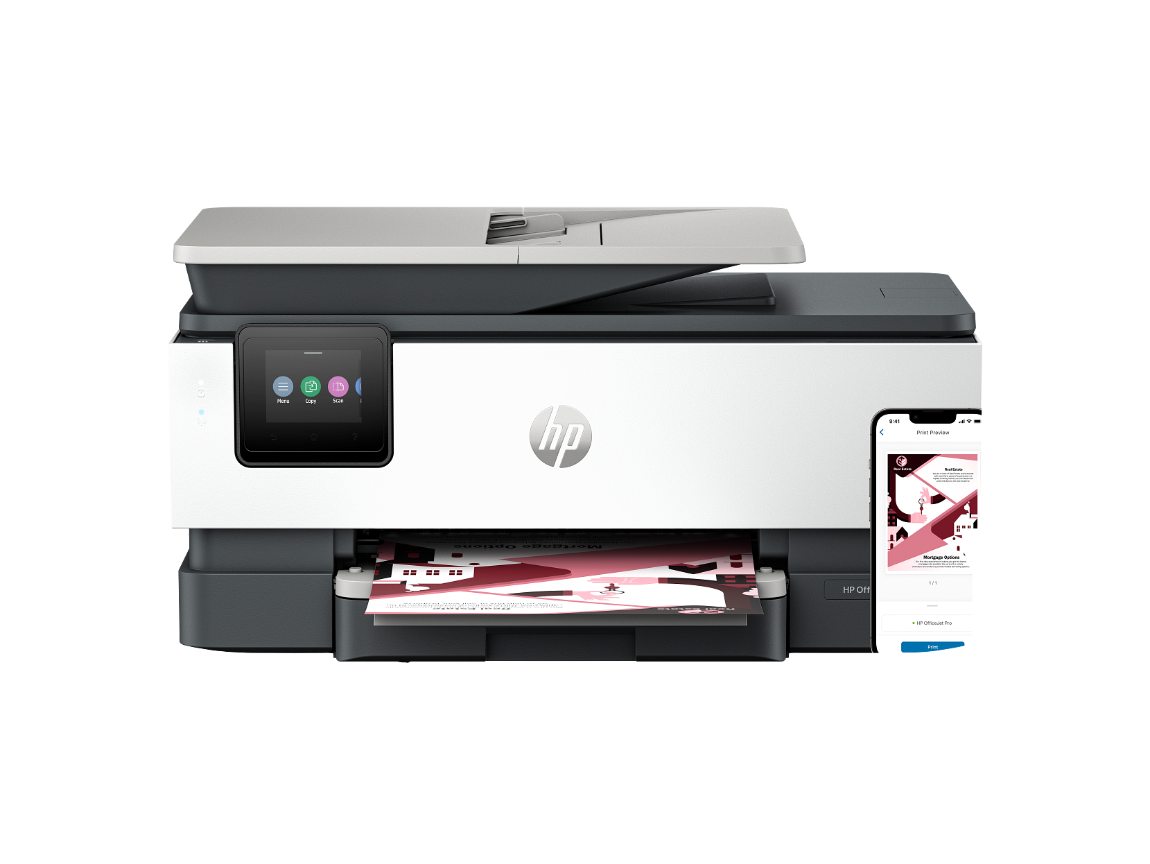 HP OfficeJet Pro 8125e All-in-One Printer with 3 Months of Instant Ink for free with HP+, AI-enabled