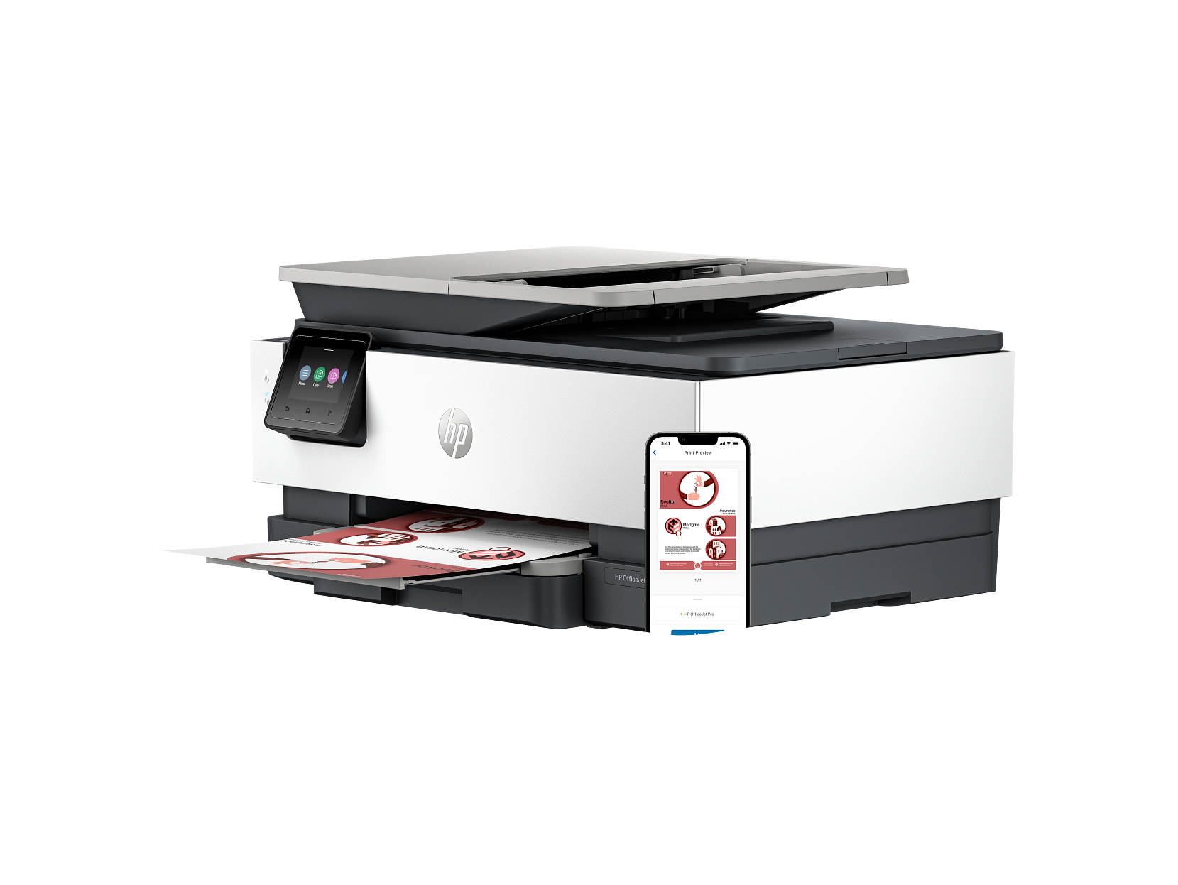 HP OfficeJet Pro 8135e Wireless All-in-One Printer with 3 Months of Instant Ink for free with HP+, AI-enabled image 4