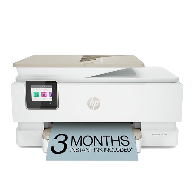 HP ENVY Inspire 7955e Wireless All-in-One Color Printer — Refurbished Inkjet