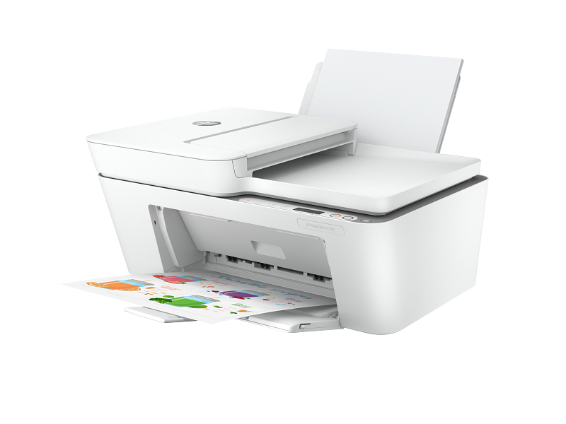 HP DeskJet 4158e Wireless Color Inkjet All-in-One Printer view 2