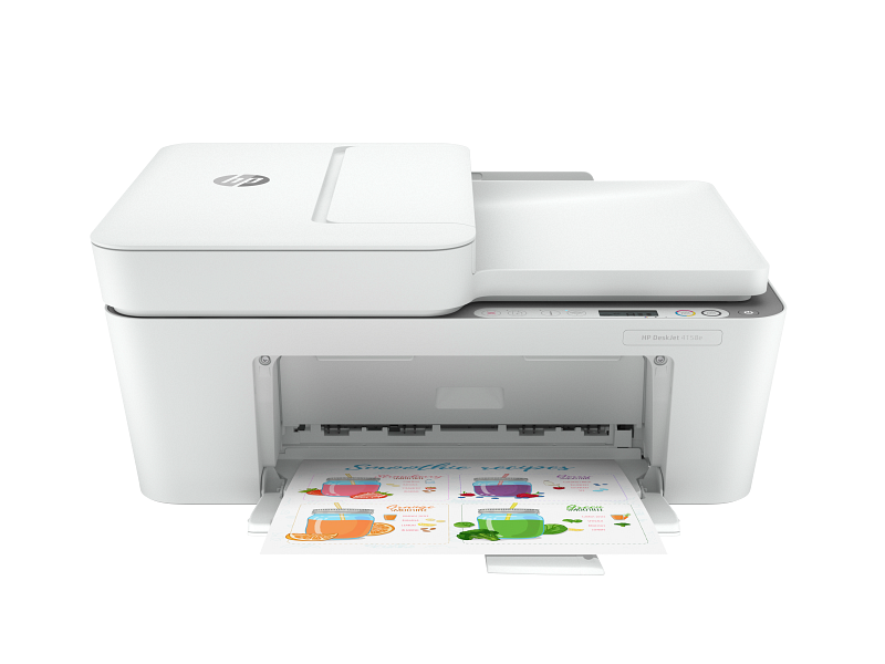 HP DeskJet 4158e Wireless Color Inkjet All-in-One Printer view 3