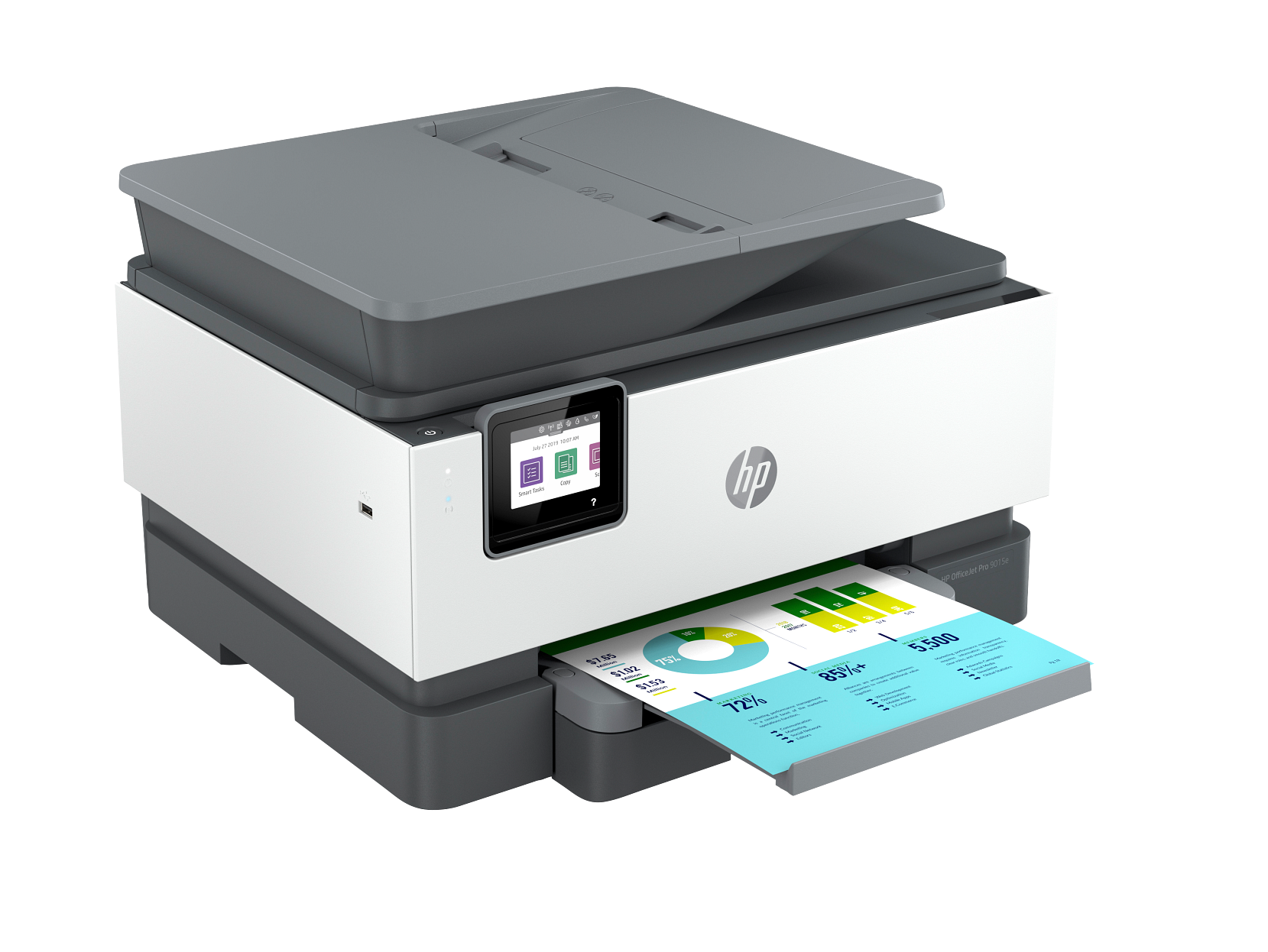 HP OfficeJet Pro 9015e Wireless All-in-One Inkjet Printer view 5