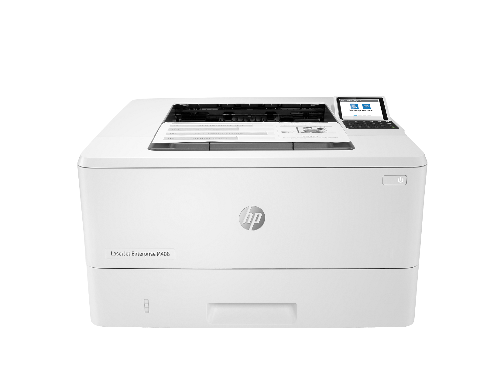 HP LaserJet Enterprise M406dn Monochrome Laser Printer — Refurbished Laser