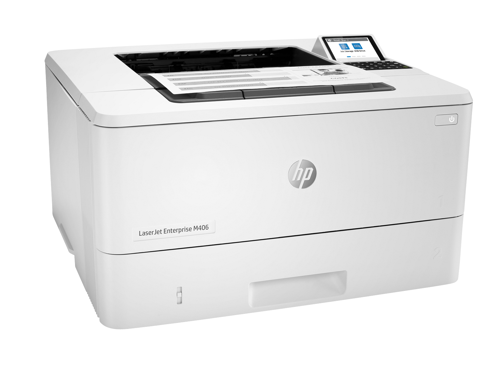 HP LaserJet Enterprise M406dn Monochrome Laser Printer view 5