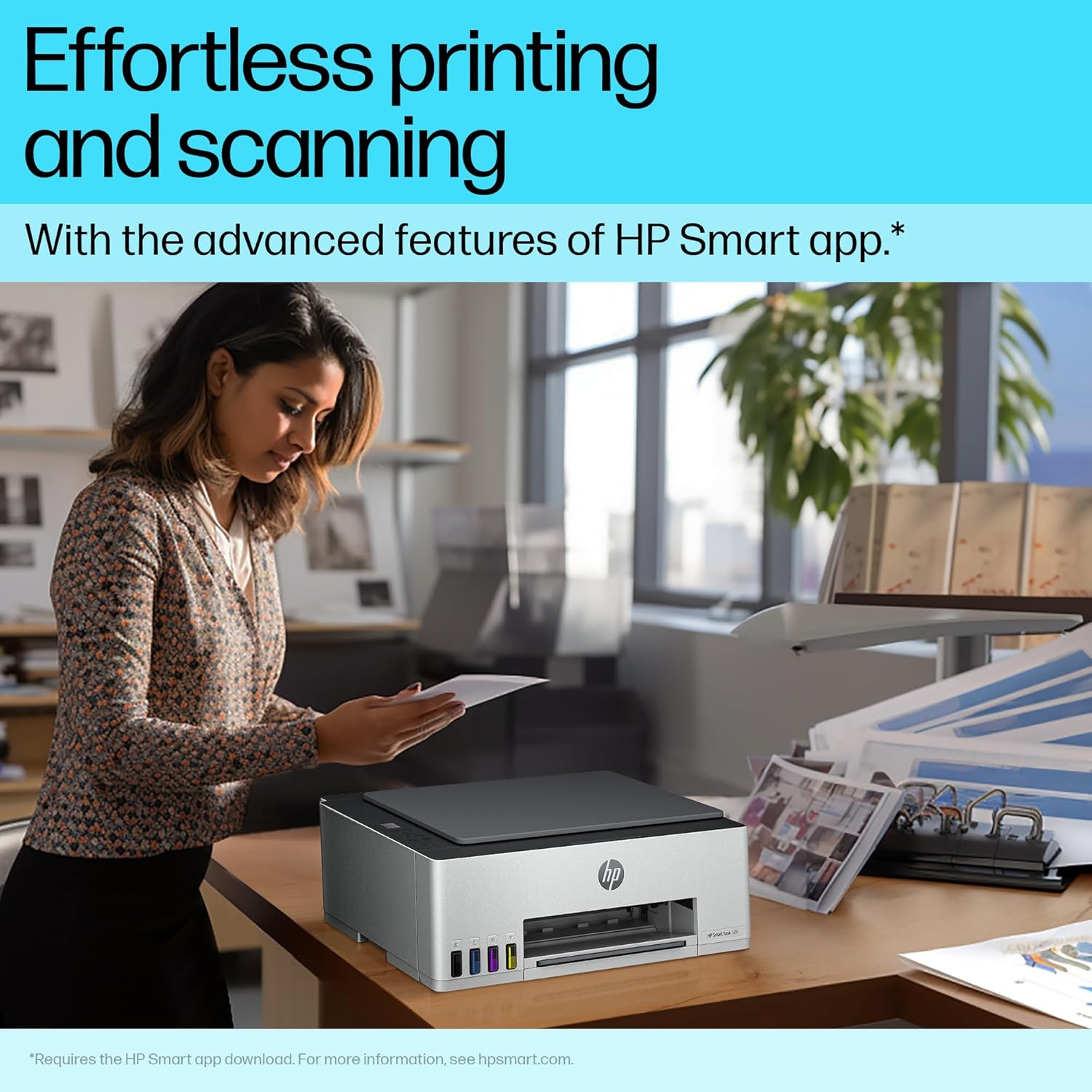 HP Smart Tank 580 Wireless All-in-One Ink Tank Printer view 3