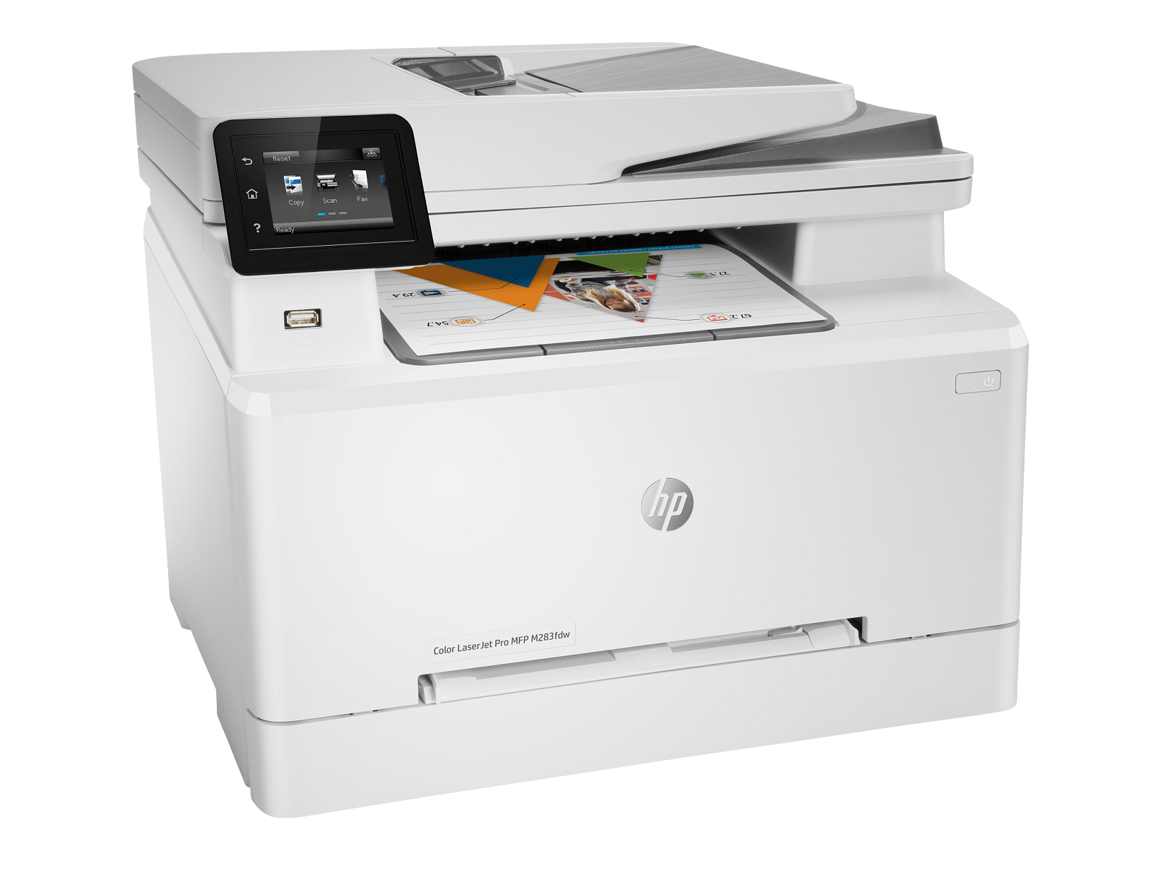 HP Color LaserJet Pro MFP M283fdw Wireless All-in-One Printer view 4