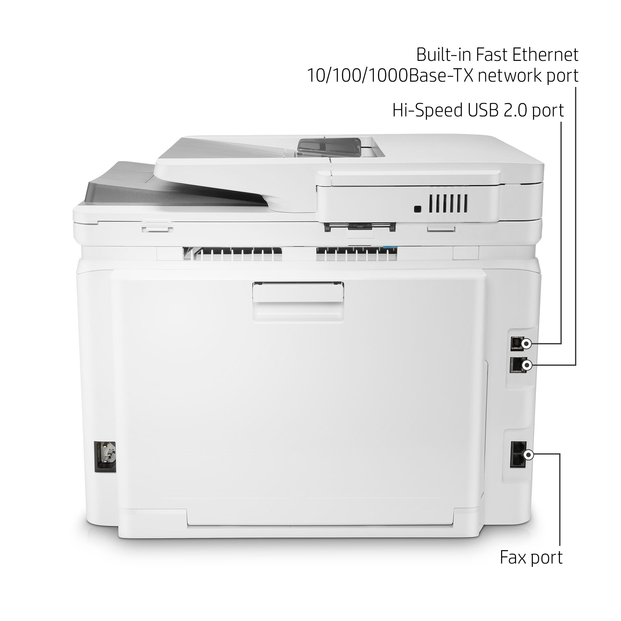 HP Color LaserJet Pro MFP M283fdw Wireless All-in-One Printer view 8