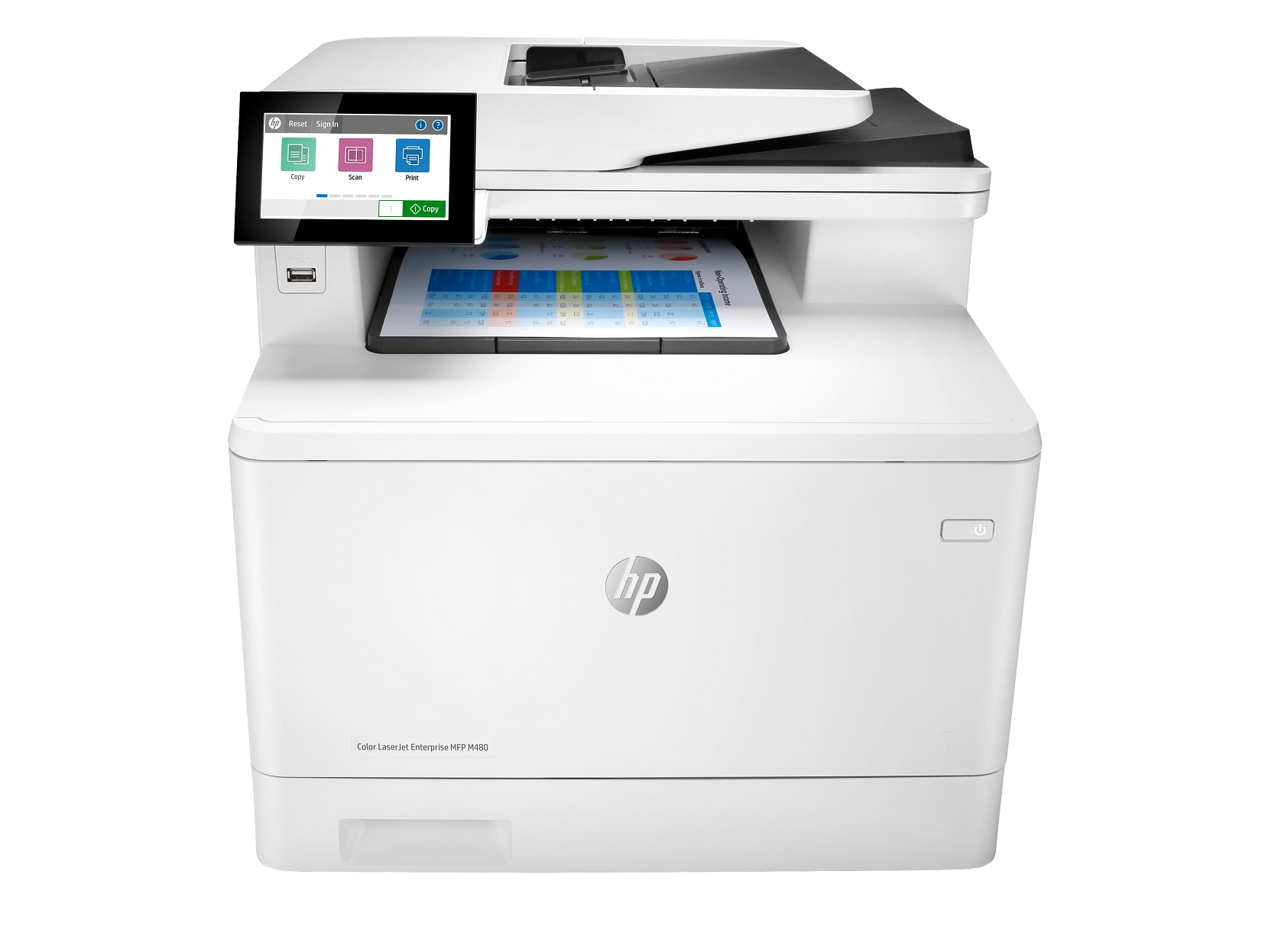 HP Color LaserJet Enterprise M480f Wireless All-in-One Printer