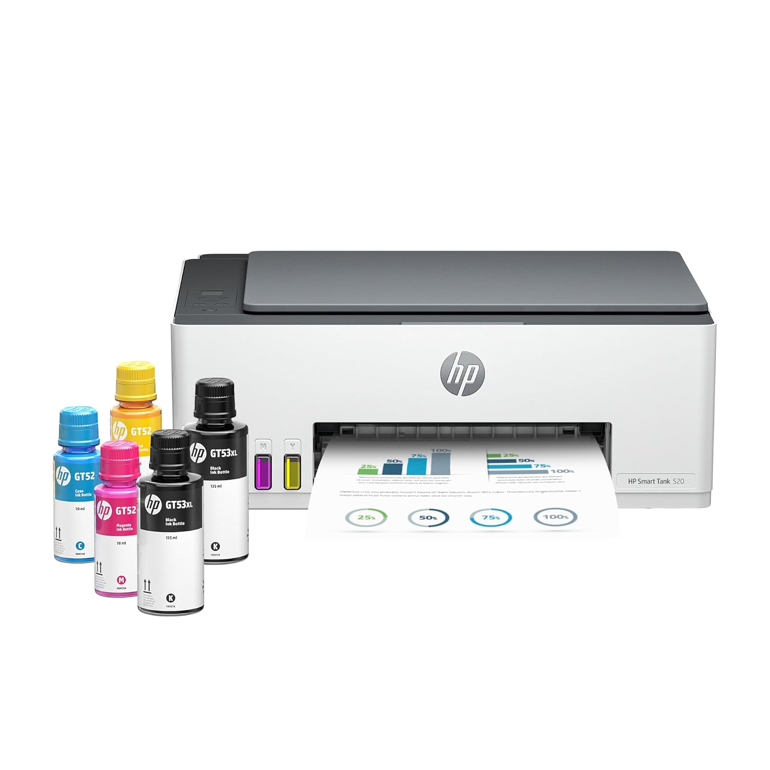 HP Smart Tank 520 Wireless All-in-One Ink Tank Printer — Refurbished Ink Tank