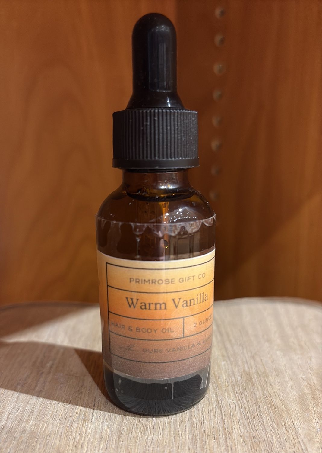 Warm Vanilla Body Oil