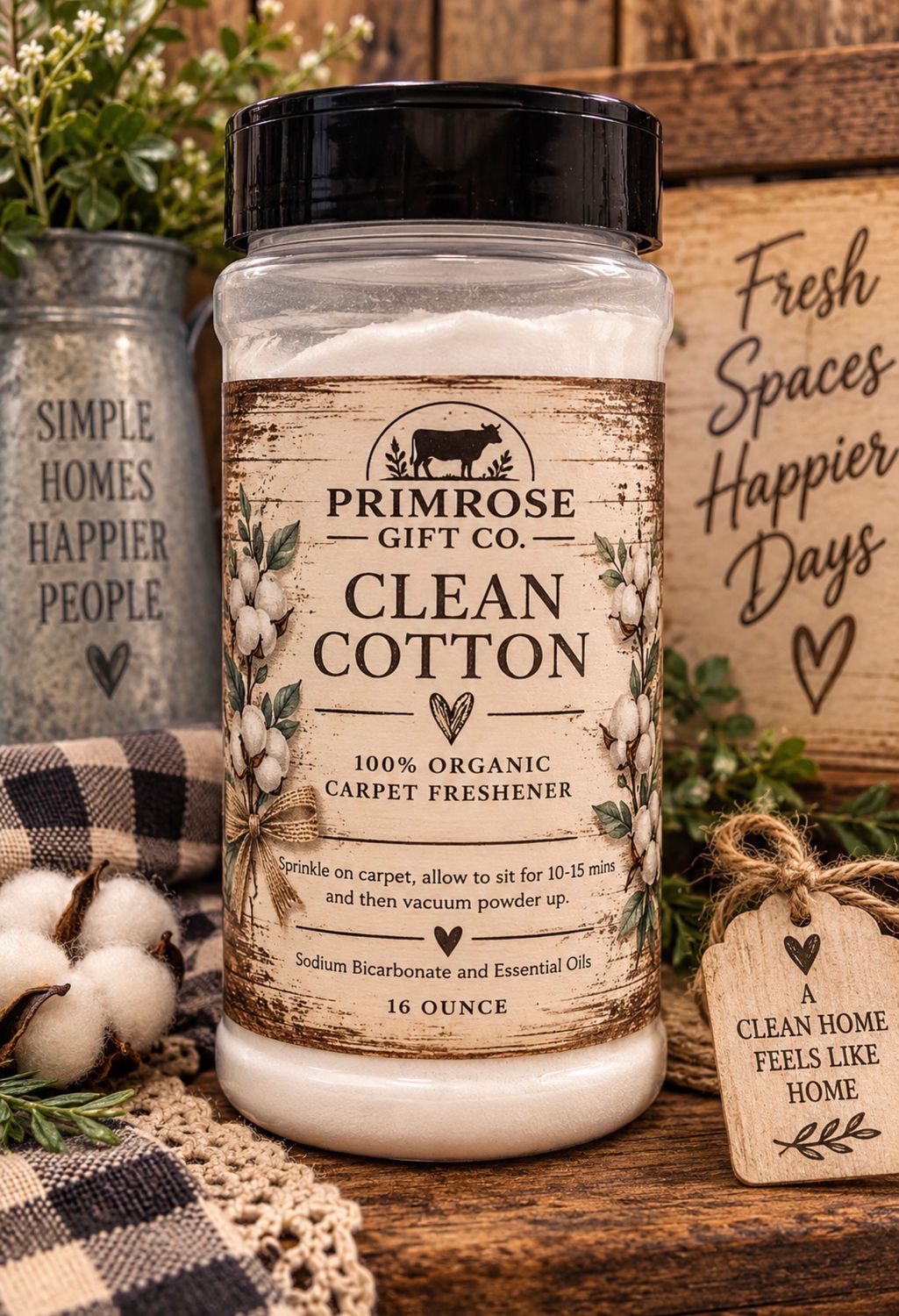 Clean Cotton Carpet Powder