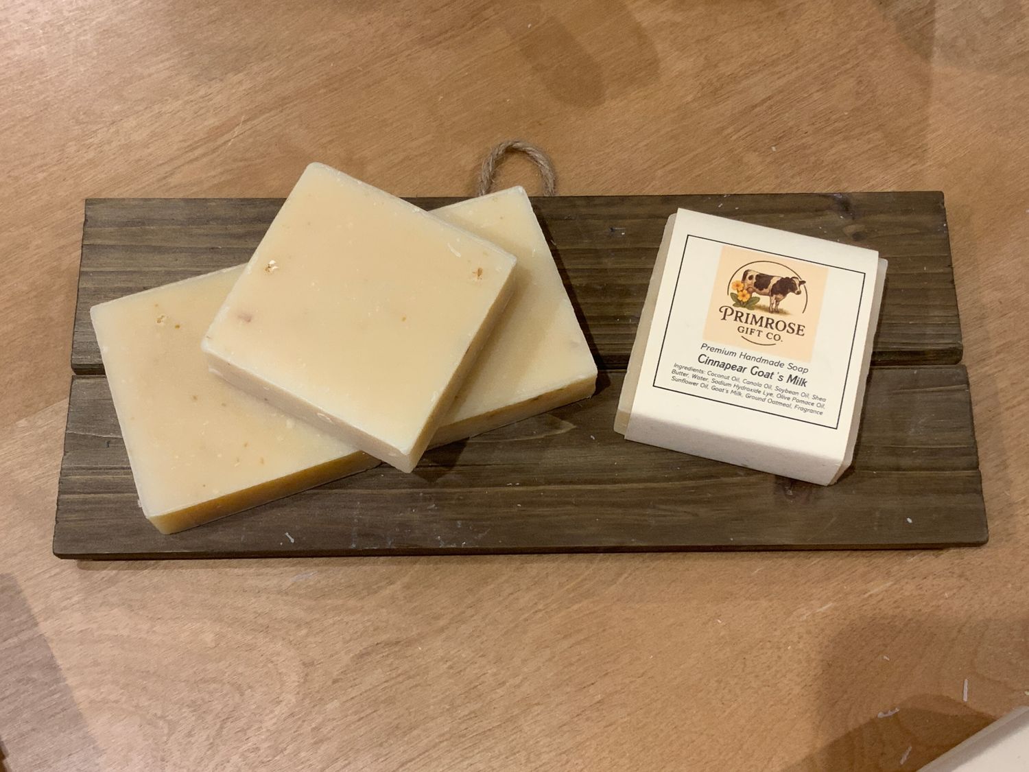 Cinnapear Goat Soap