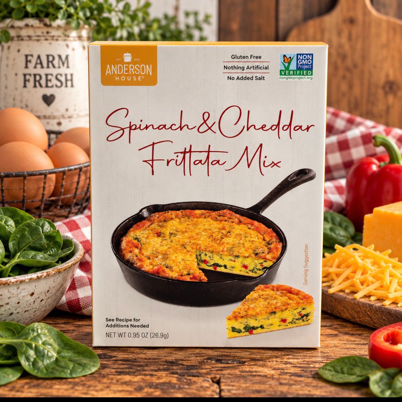 Spinach &amp; Cheddar Fritatta Mix