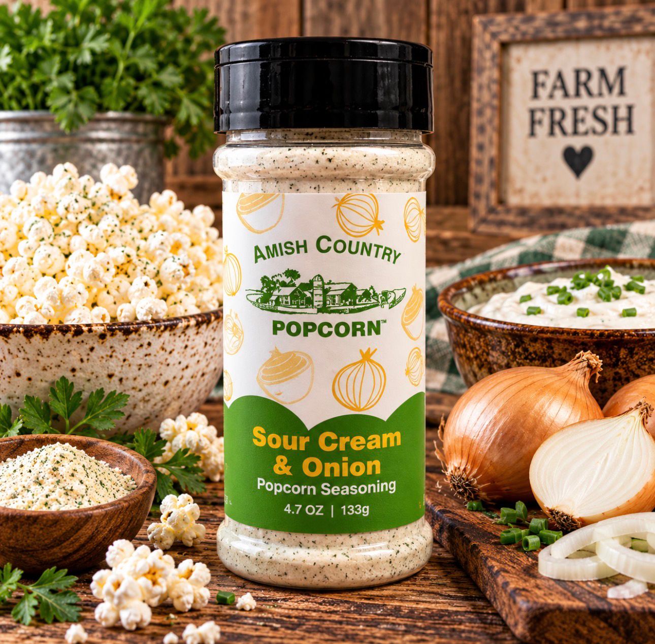 Sour Cream and Onion Popcorn Seasoning
