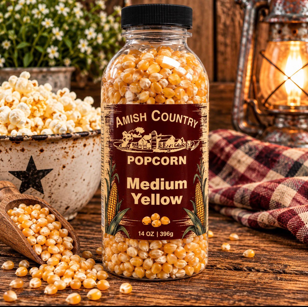 Medium Yellow Amish Country Popcorn