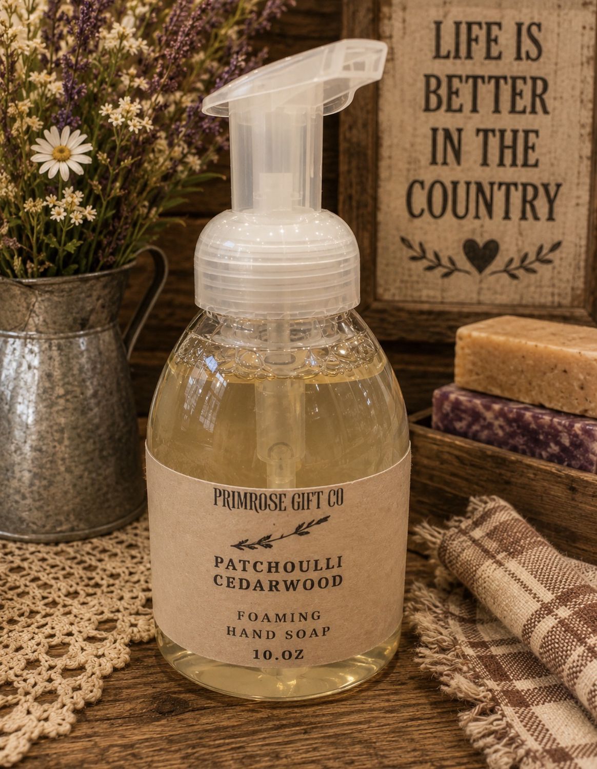 Patchouli Cedarwood Foaming Soap