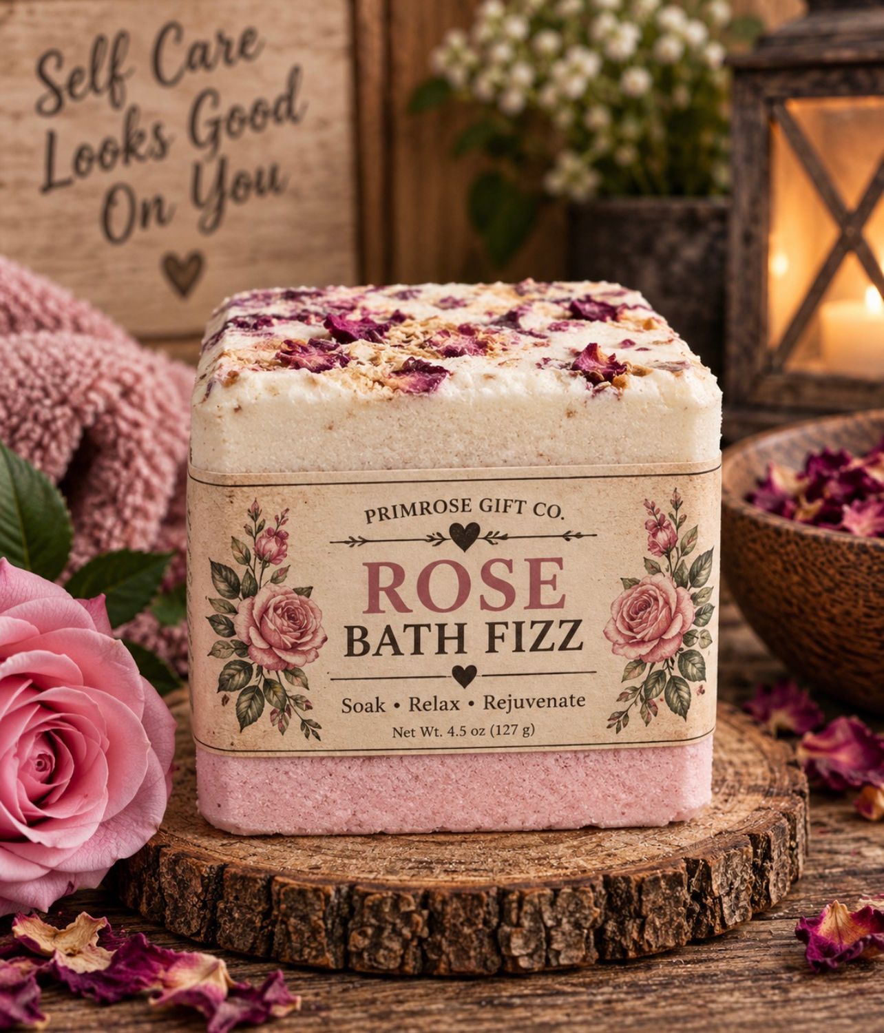Rose Bath Fizz