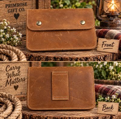 Light Tan Belt Wallet