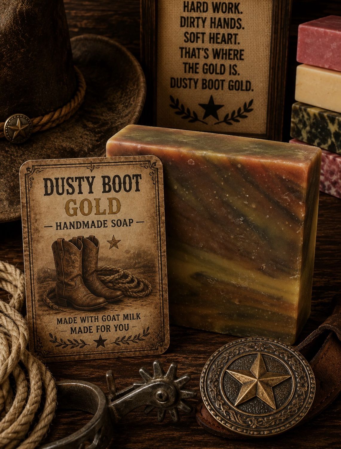 Dusty Boot Gold