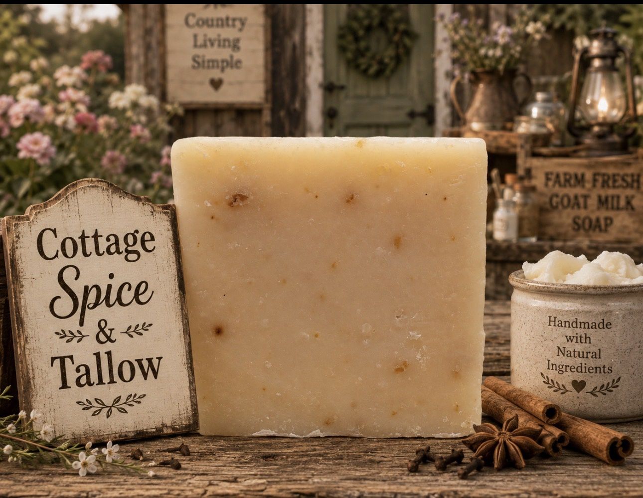 Cottage Spice &amp; Tallow Goats Milk