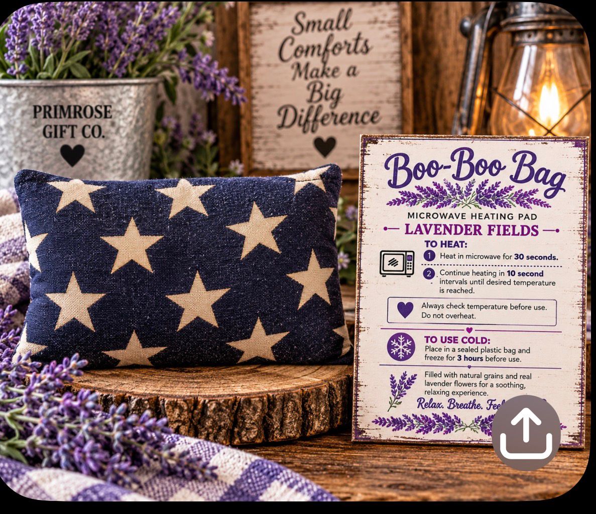 Lavender Boo-Boo Bag