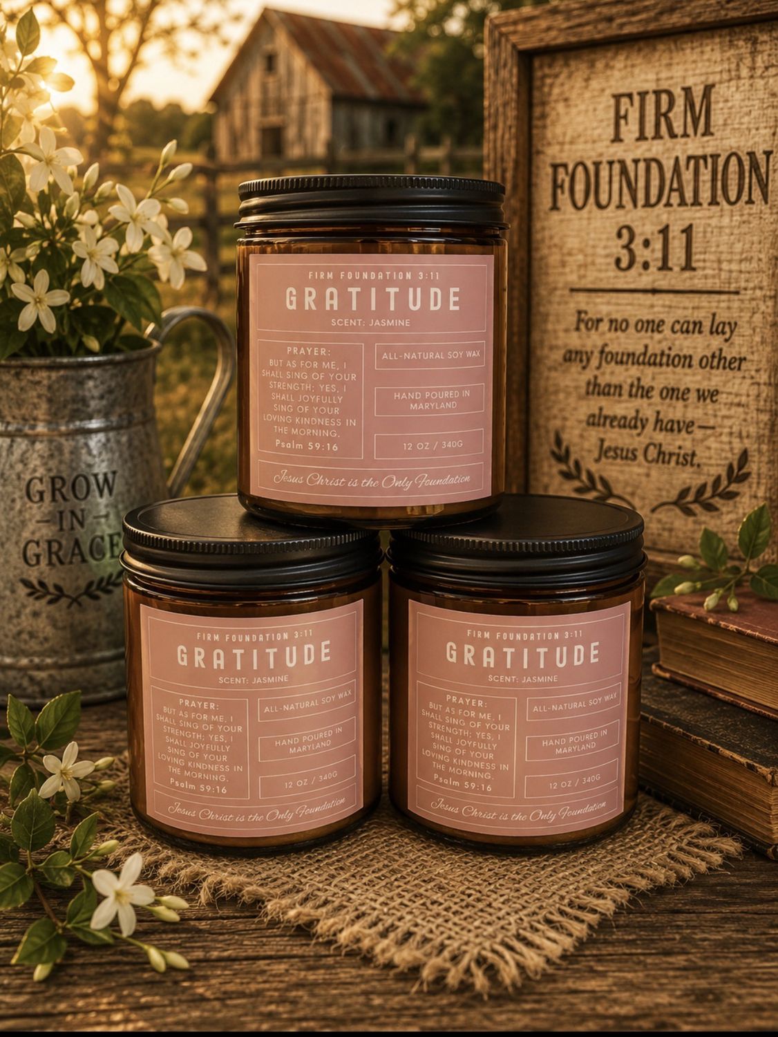 Gratitude Candle