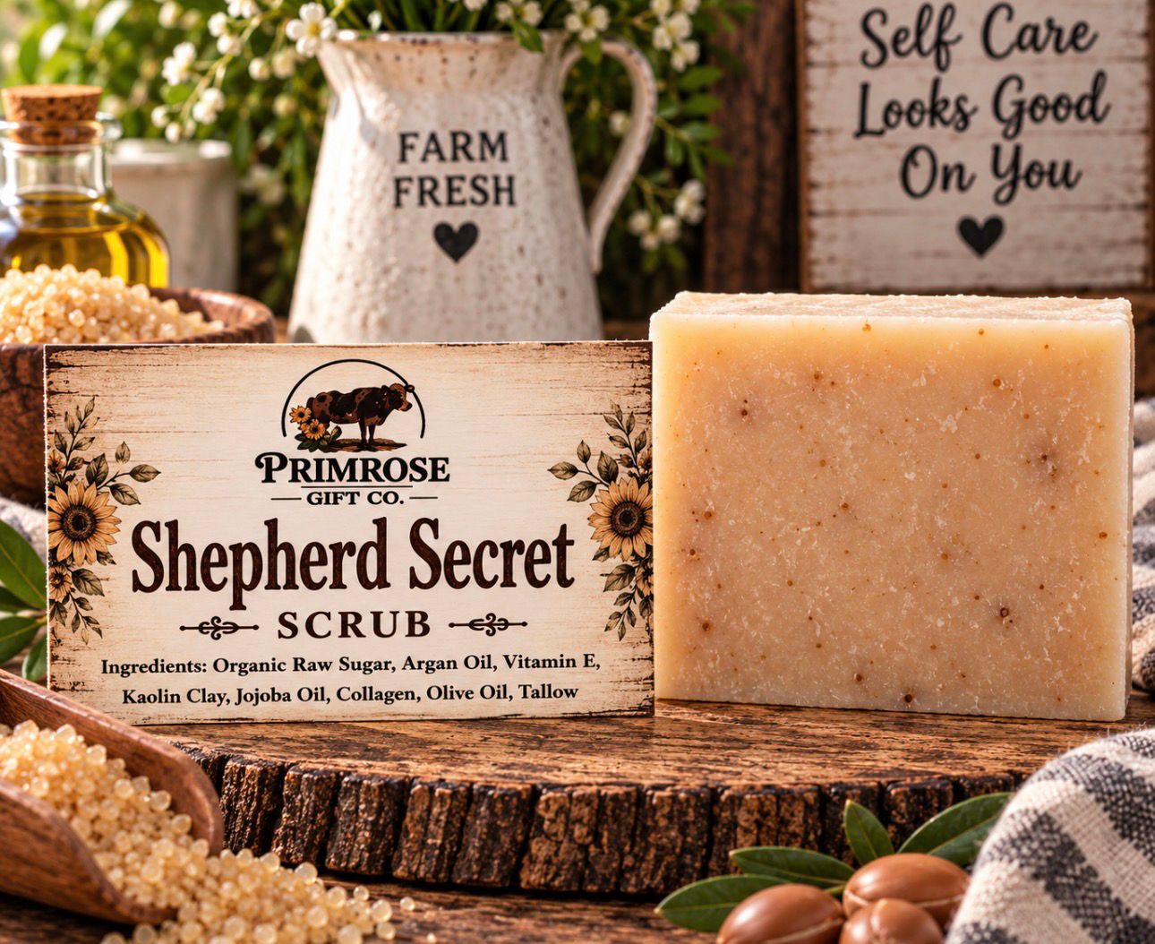 Sheperd's Secret Scrub