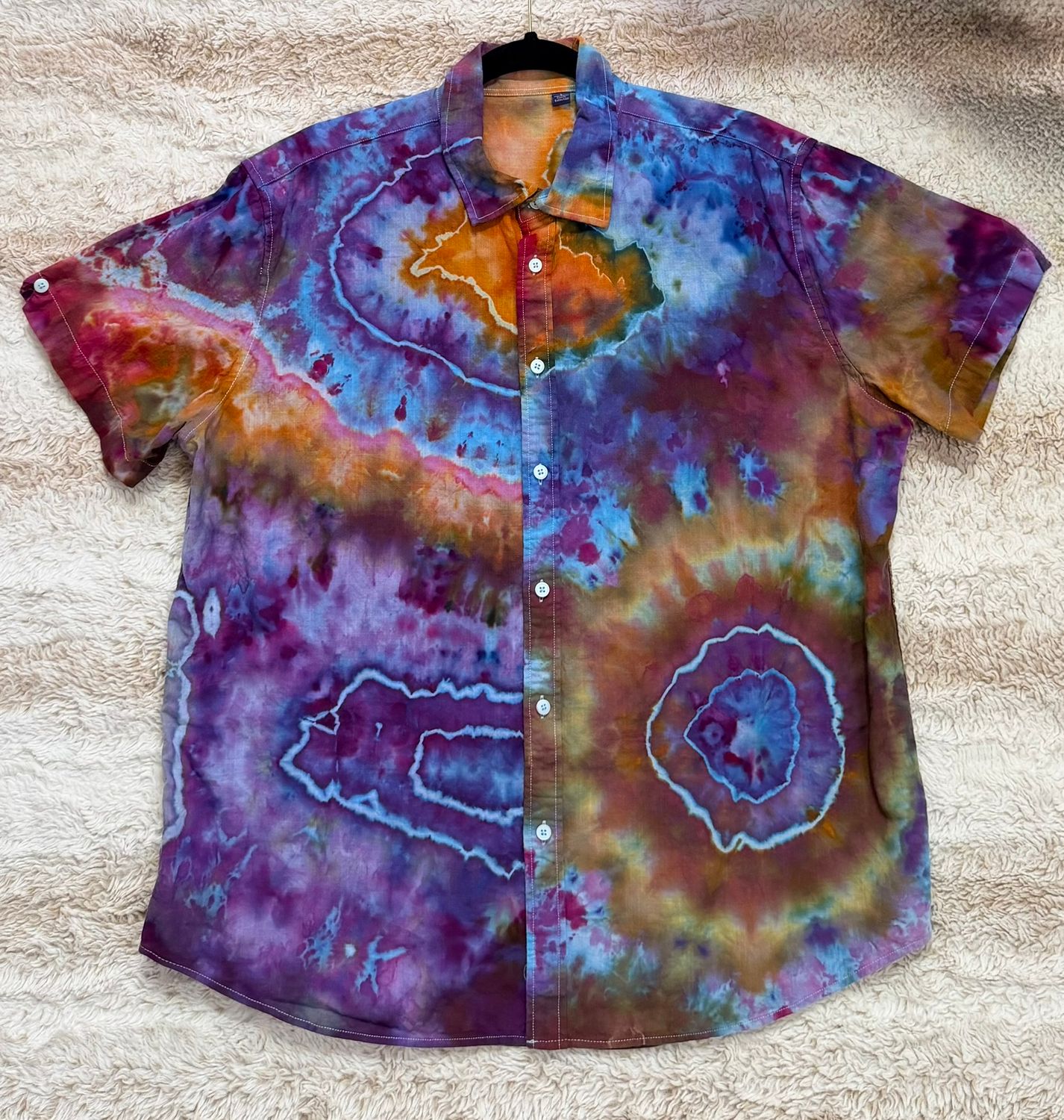 Mens Linen Button front shirt