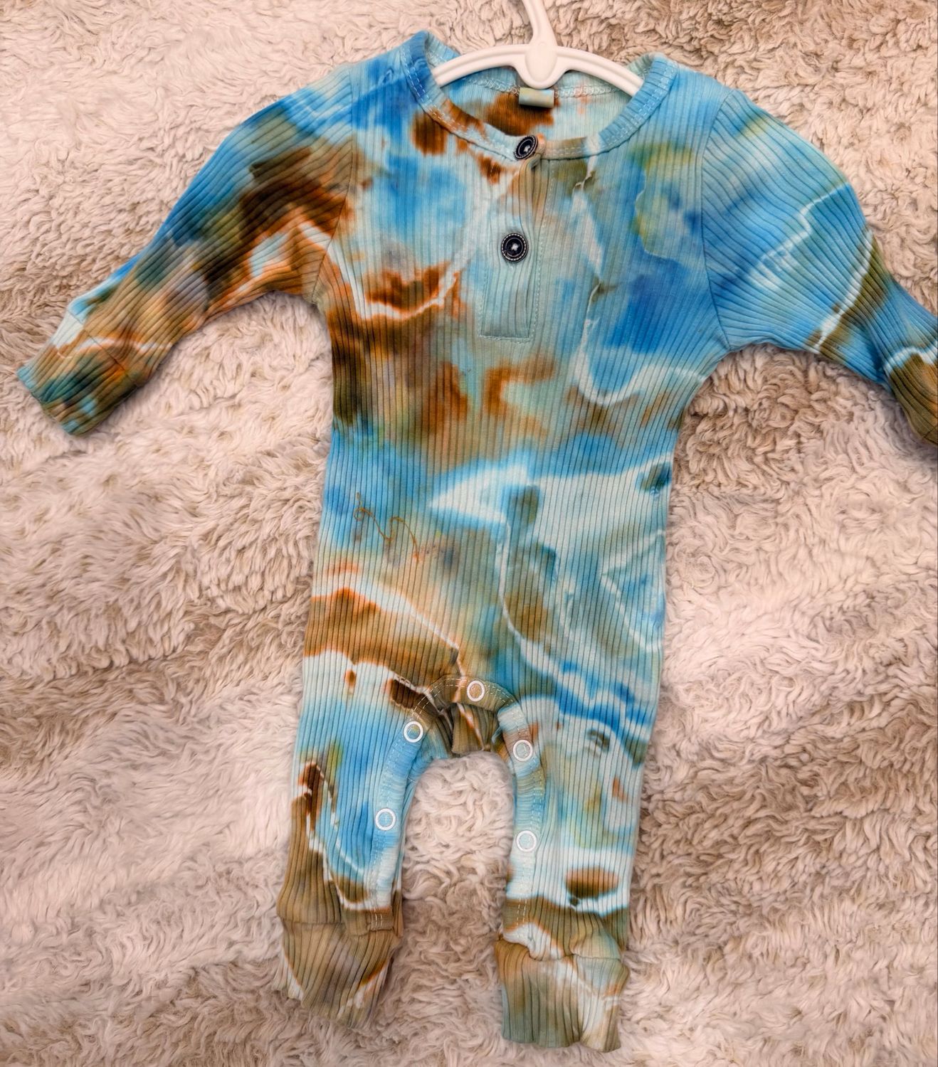 Waffle Cotton Baby Romper