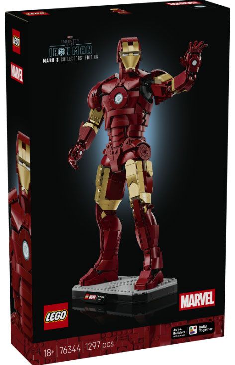 Lego | marvel 76344 iron man mark 3 edizione del collezionista