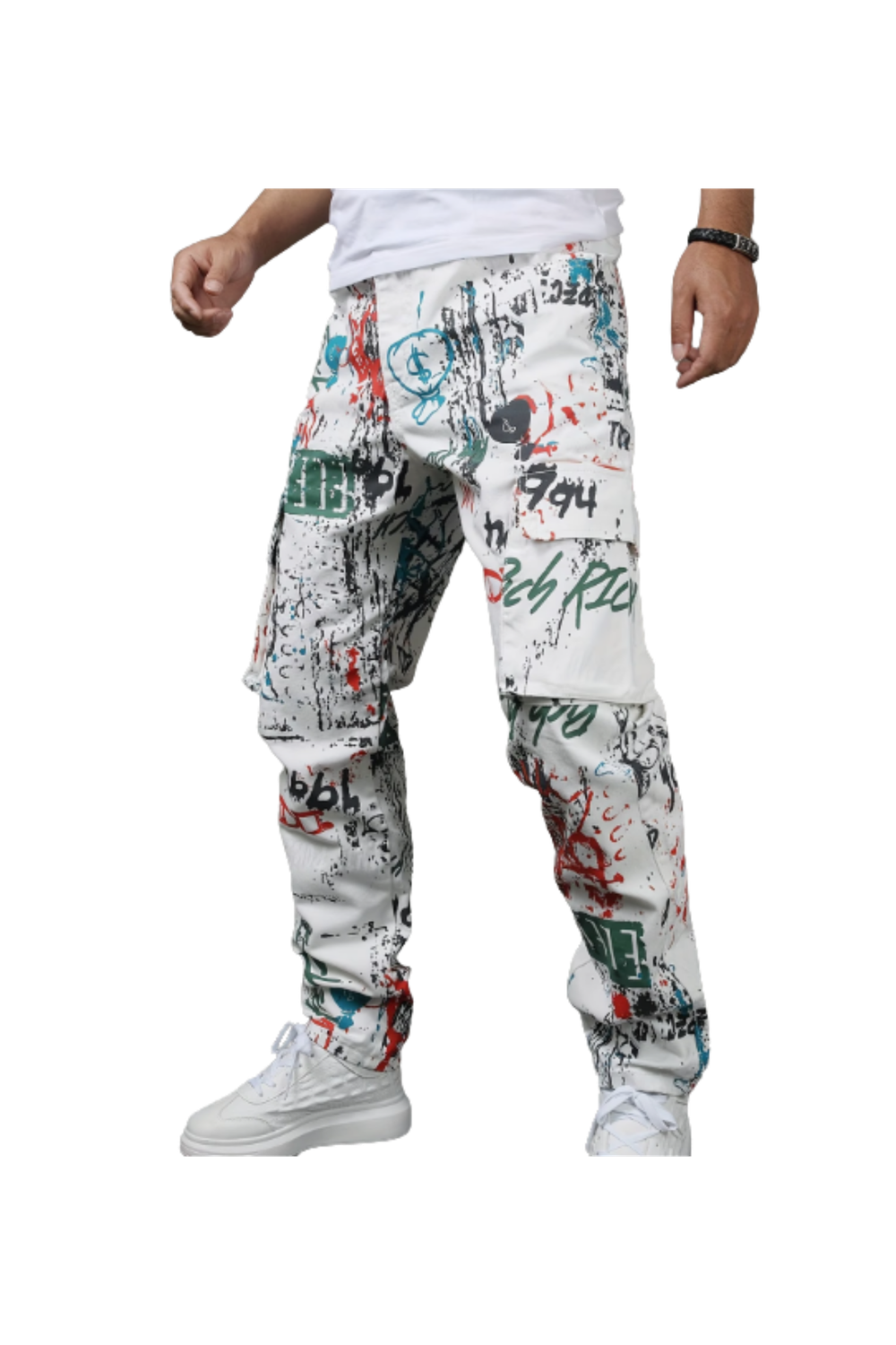 Men’s Straight-Leg Distressed Denim – Streetwear Edition