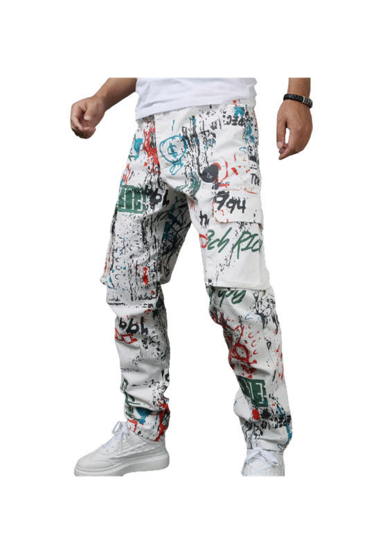 Men’s Straight-Leg Distressed Denim – Streetwear Edition