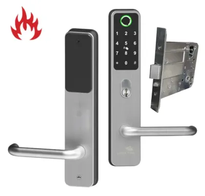 LOCKTON 'E-Series' CADELL52 Commercial &amp; Domestic Electronic Lever Lock KIT. Incl. 60mm Mortice Lock