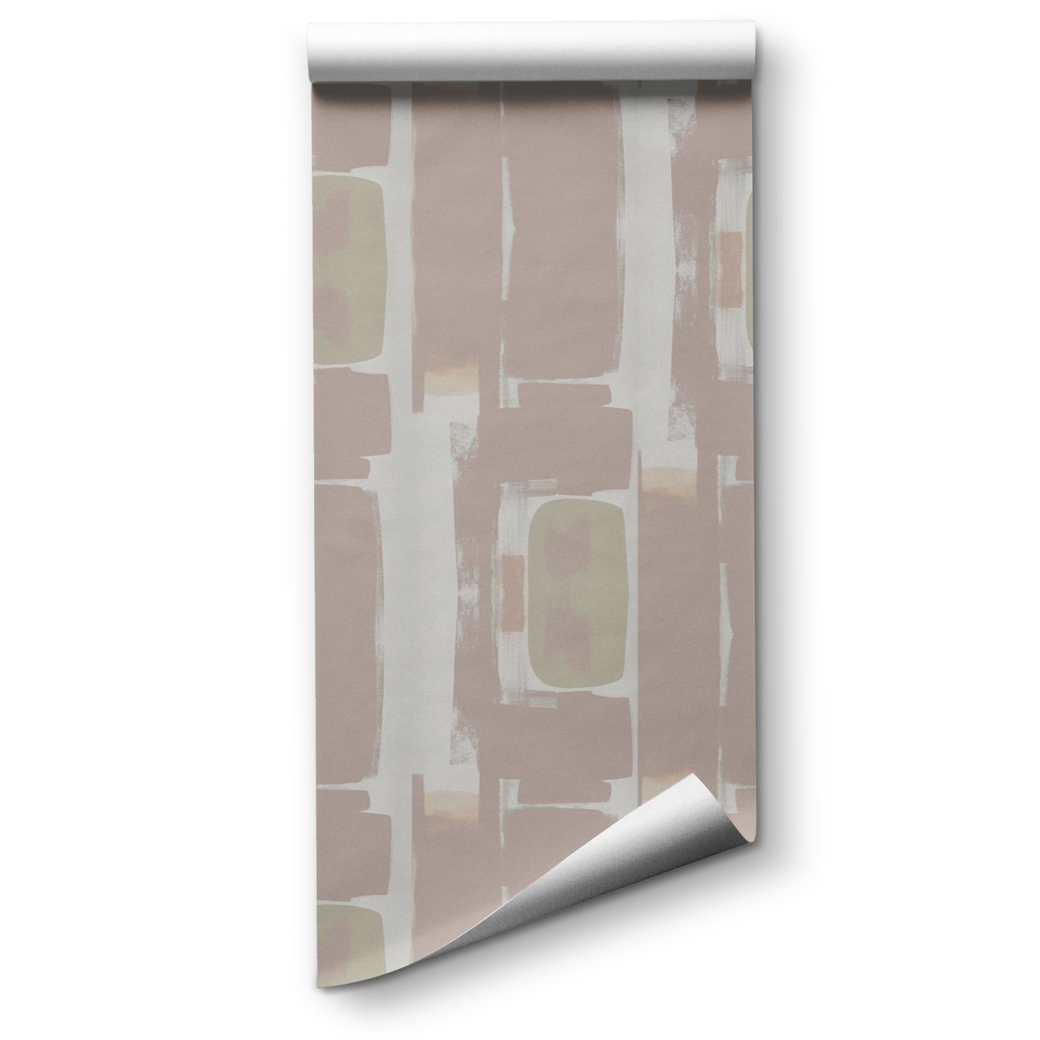 Neutral Abstract Brush Wallpaper