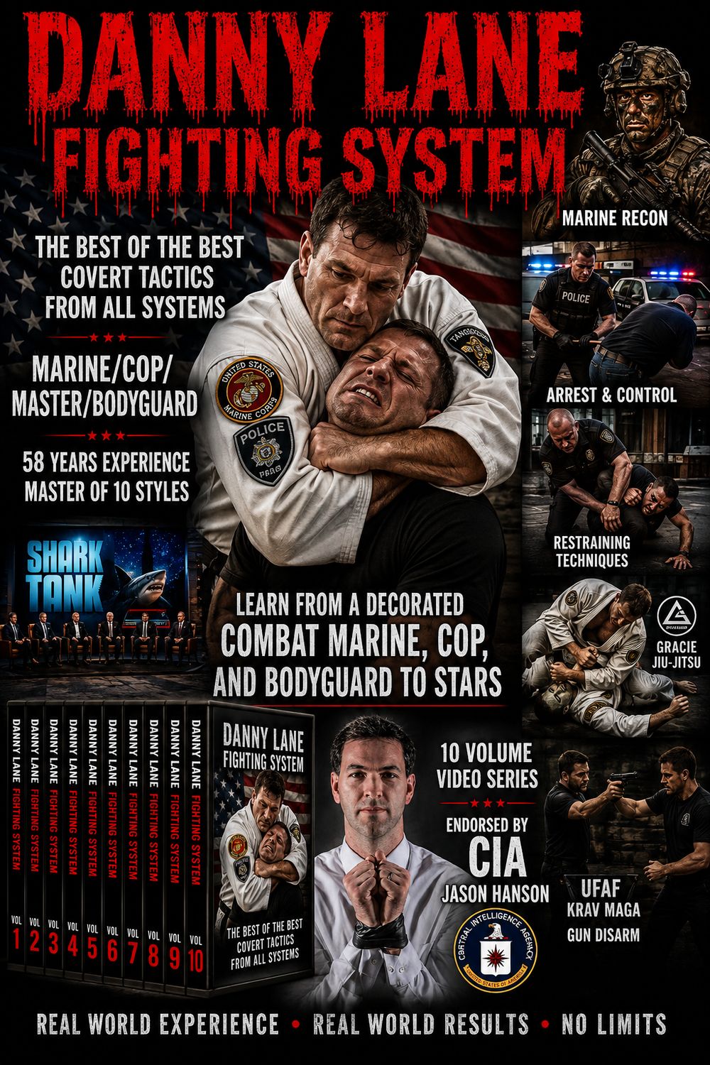 Danny Lane Fighting System &amp; Police Tactics Instructors of America Training Program