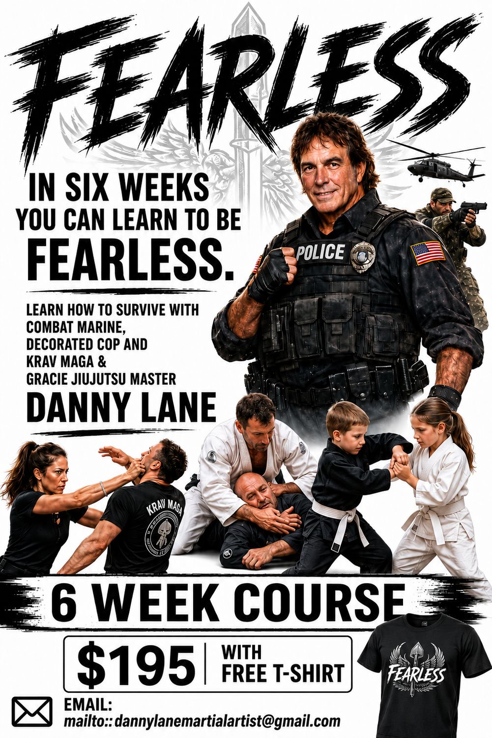 The "KRAV MAGA FEARLESS" TRAINING COURSE 6 WEEK COURSE