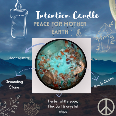 Peace For Mother Earth Candle 