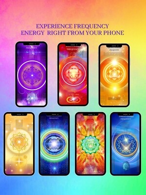 Chakra Frequency Images- All 7