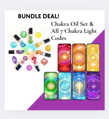 Chakra Oil Set &amp; Chakra Light Codes