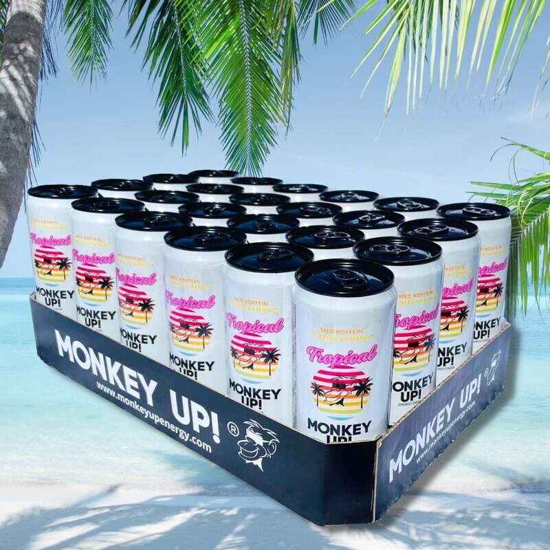 Monkey Up! Energy TROPICAL 24X330ml