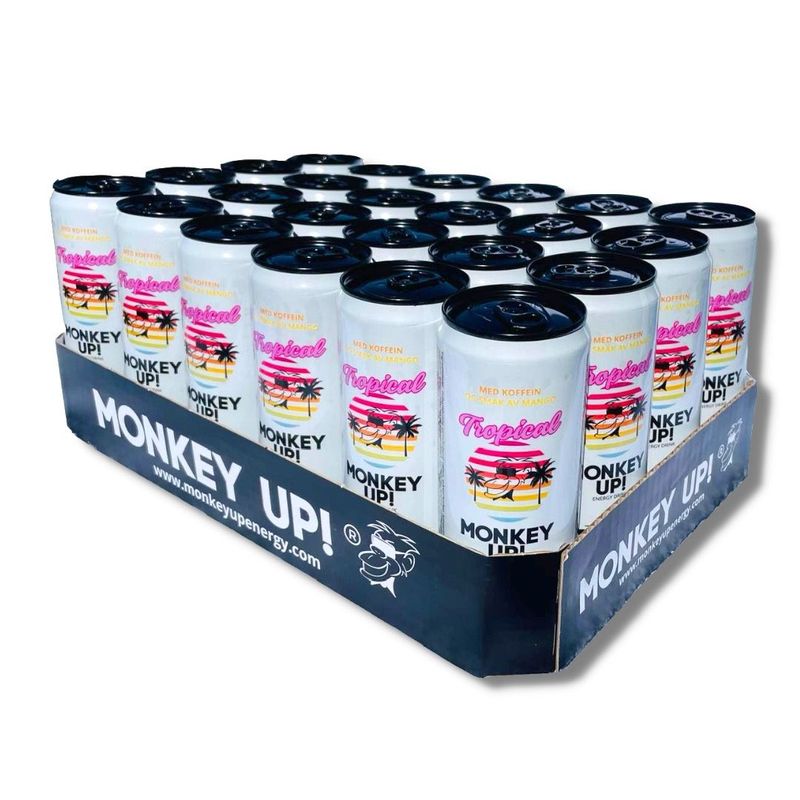 Monkey Up! Energy TROPICAL 24X330ml
