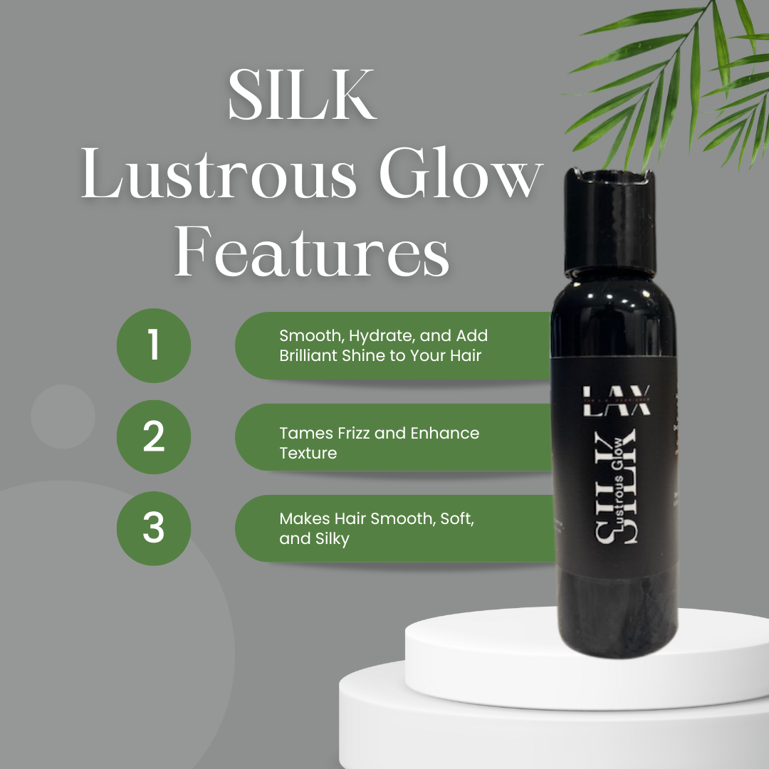 SILK Lustrous Glow Hair Glossing Serum