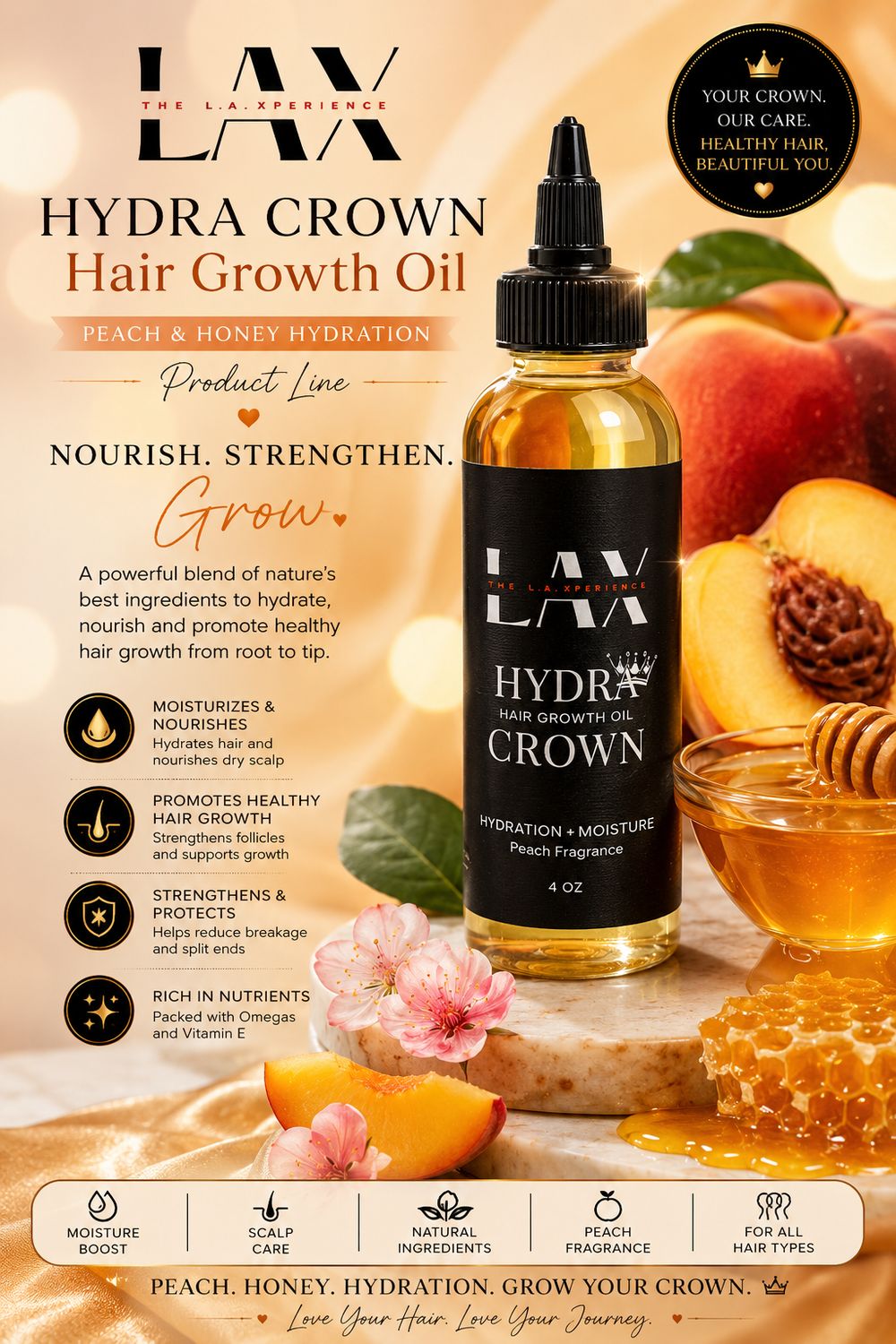 HYDRA CROWN Hair Growth Oil