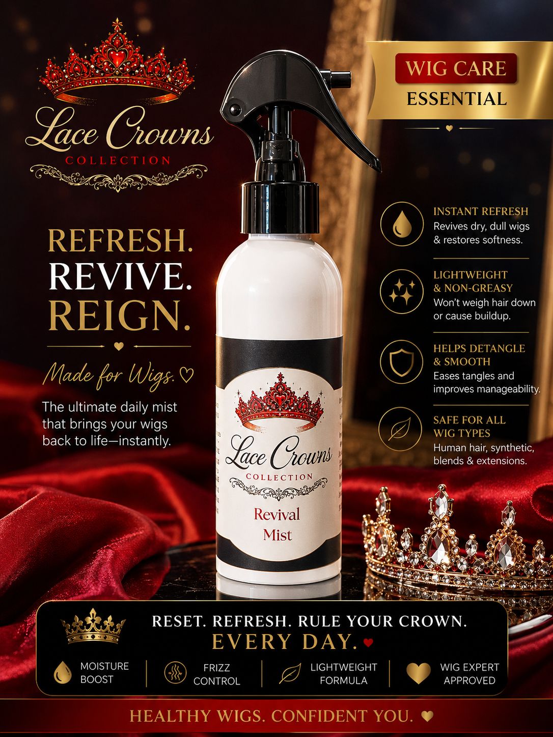 Lace Crowns Collection: Revival Leave-In Mist