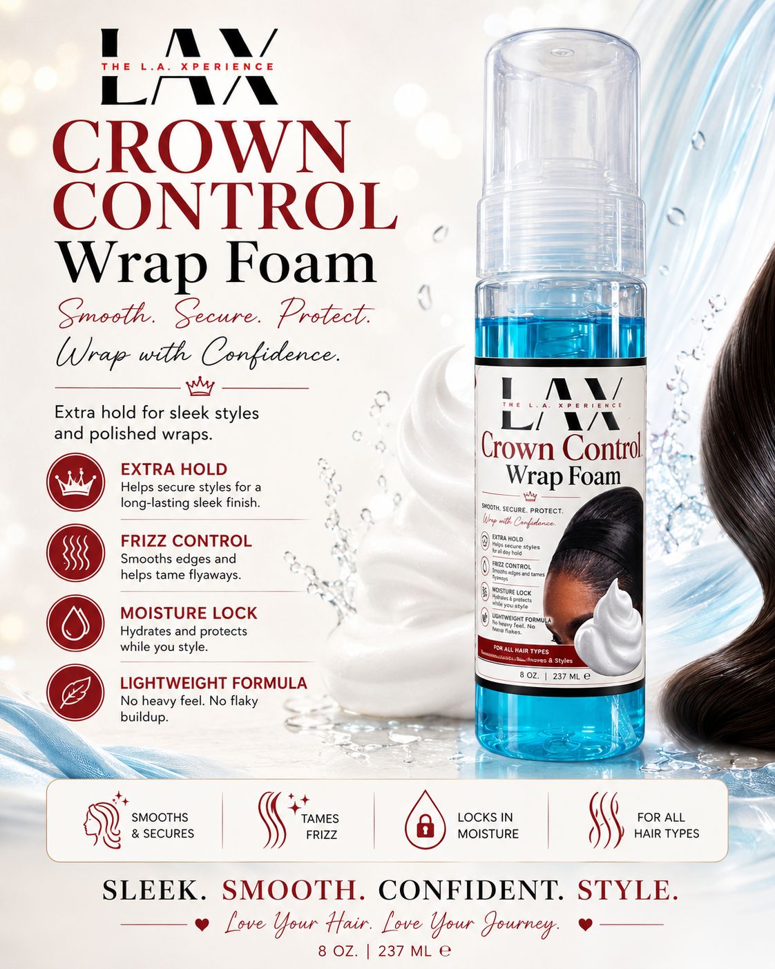 Crown Control Wrap Foam