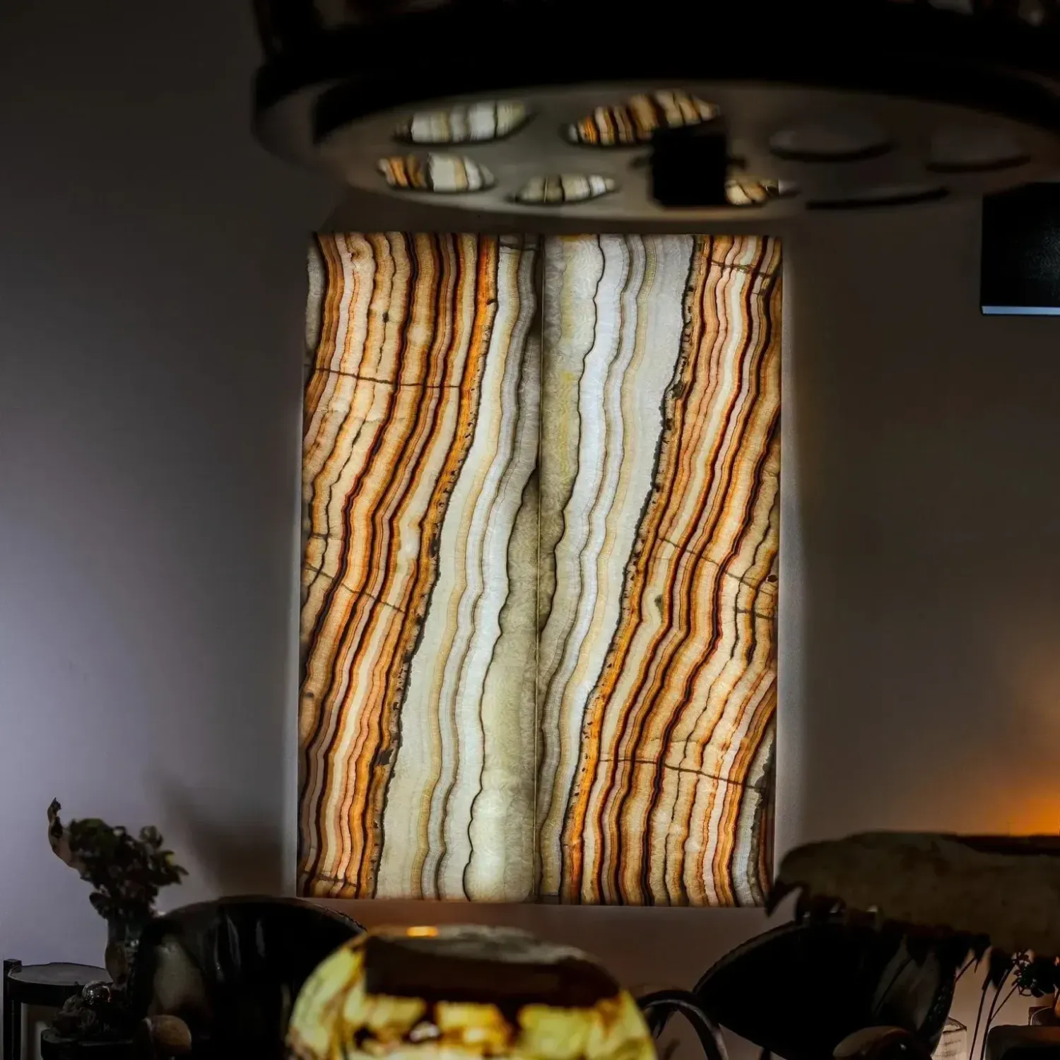 Exotic Sahara Onyx Wall Panels (Set #5) Style 2