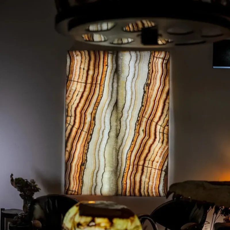 Exotic Sahara Onyx Wall Panels (Set #5) Style 2