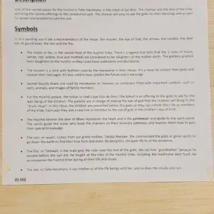 Huichol Yarn Painting 12″x12″ (#3)