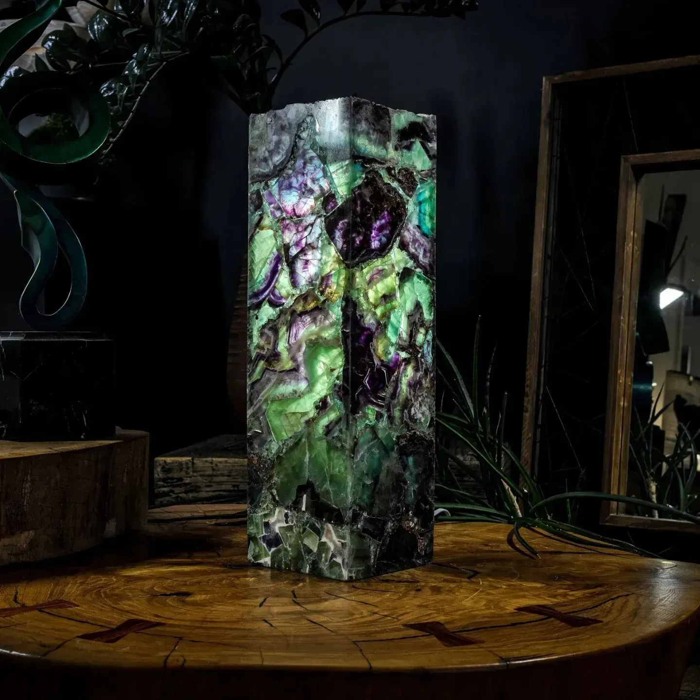 Fluorite Crystal Floor Lamp #8