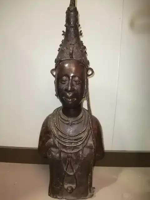 Benin Bronze Princess Bust